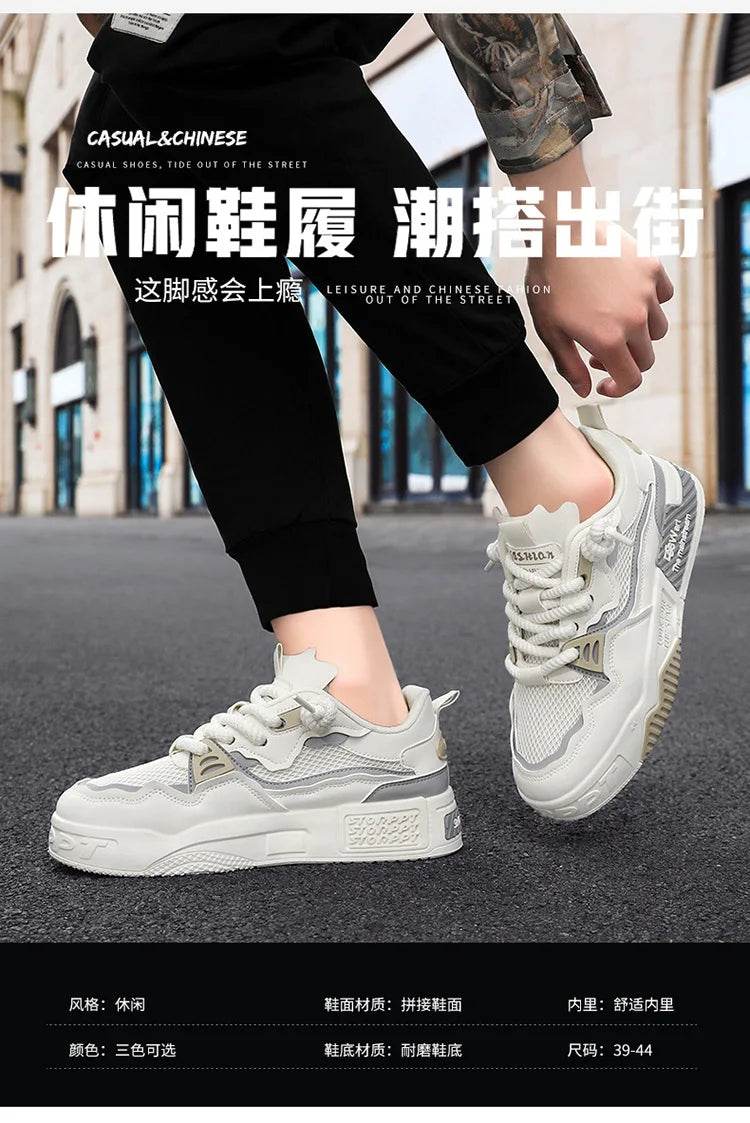 Men Shoes Platform Male Sneakers 2025 New Vulcanized Shoes for Men Casual Running Shoes Large Size 45 46 Hot Sapatos Masculinos - AIAZ