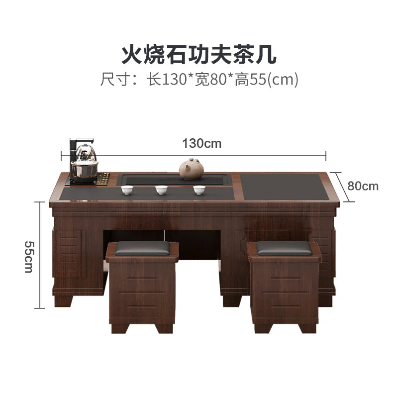 Office Sofa Coffee Table Combination Modern Simple Business Three-person Reception Negotiation Area a Full Pull-out Armchair