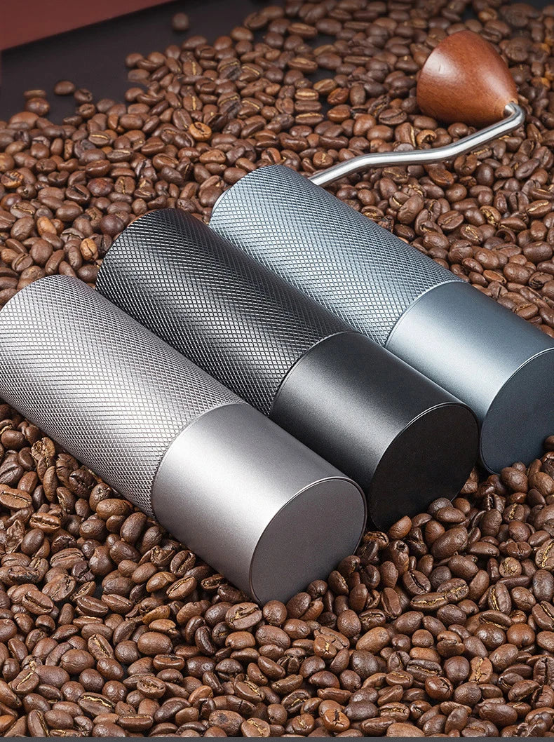 Manual Coffee Grinder Stainless Steel Conical Burr Adjustable Setting High Quality Portable Hand Grinder