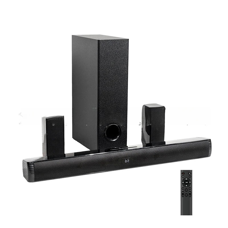 240W 5.1CH Soundbar with Subwoofer,2-in-1 Detachable Bluetooth 5.0 Soundbar for Smart TV,Home Theater Bluetooth Speakers