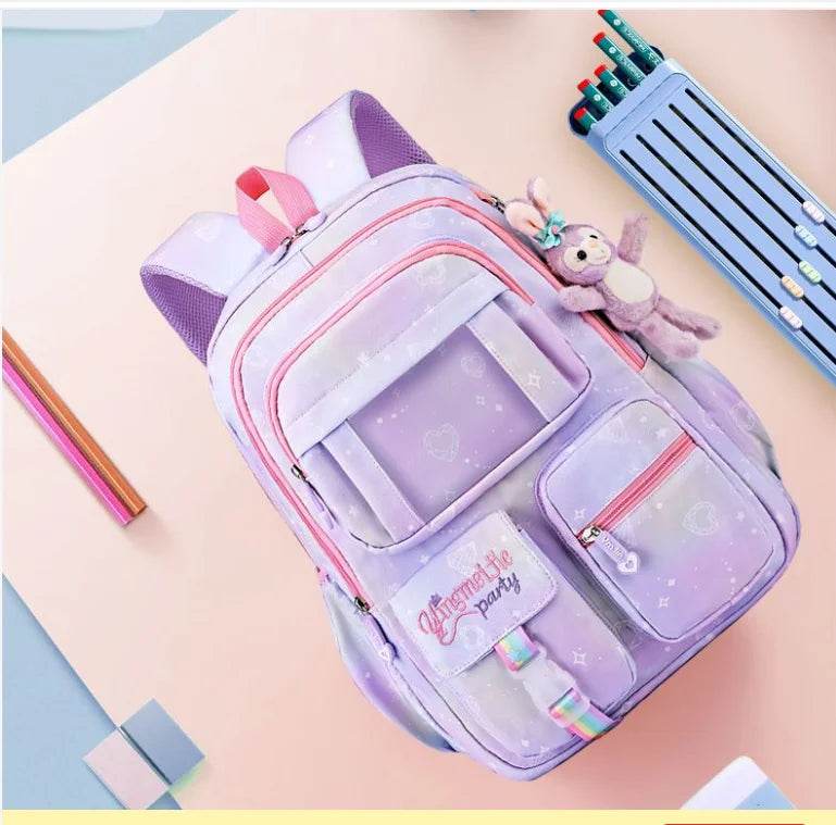 School Rolling backpack Bags school wheeled backpack for girls kids School trolley bag for girls school bag wheels for girls - AIAZ