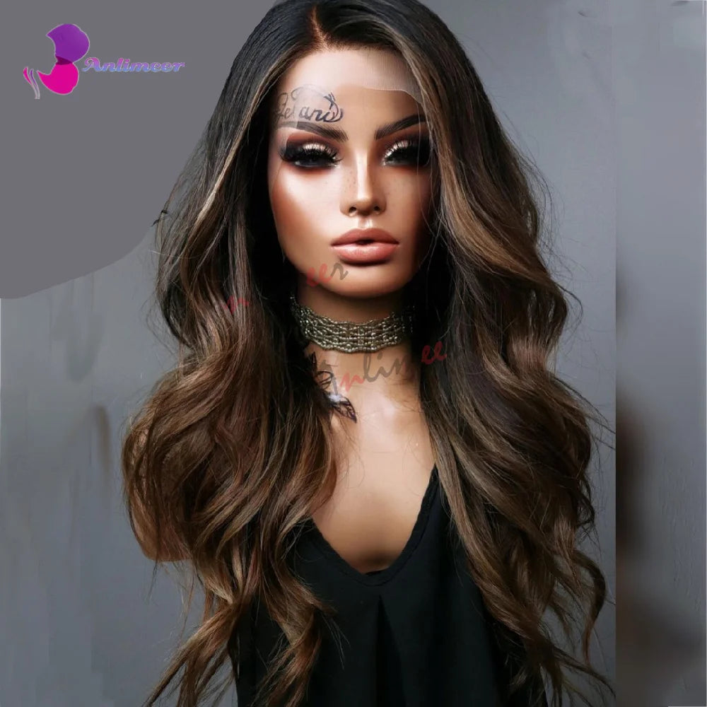 Silk Base Lace Front Wig Human Hair 13x4 Lace Front Wigs Human Hair 180 Density Honey Blonde Balayage Wig Human Hair for Women