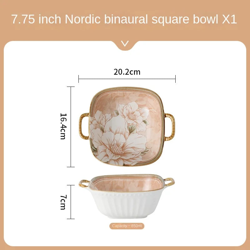 High-quality Ceramic Spoons Wholesale Combinations Household Gift Tableware Sets