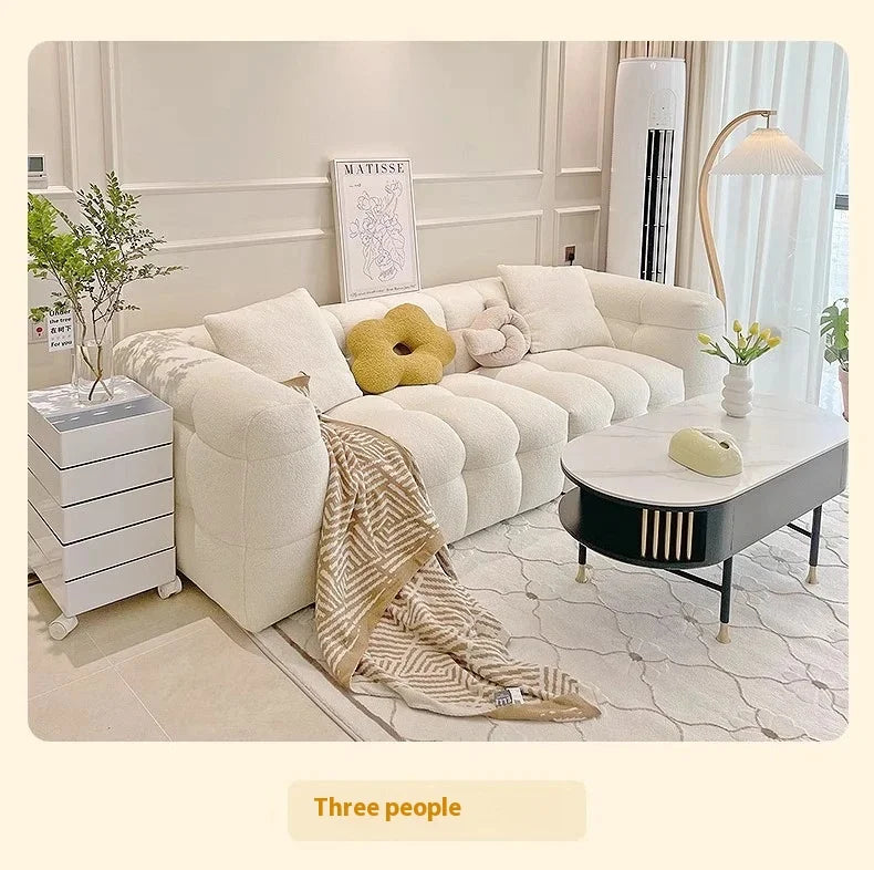 Family Luxury Living Room Sofas European Modern Plush Reclining Sofa Corner Lounger Muebles Para El Hogar Home Decoration