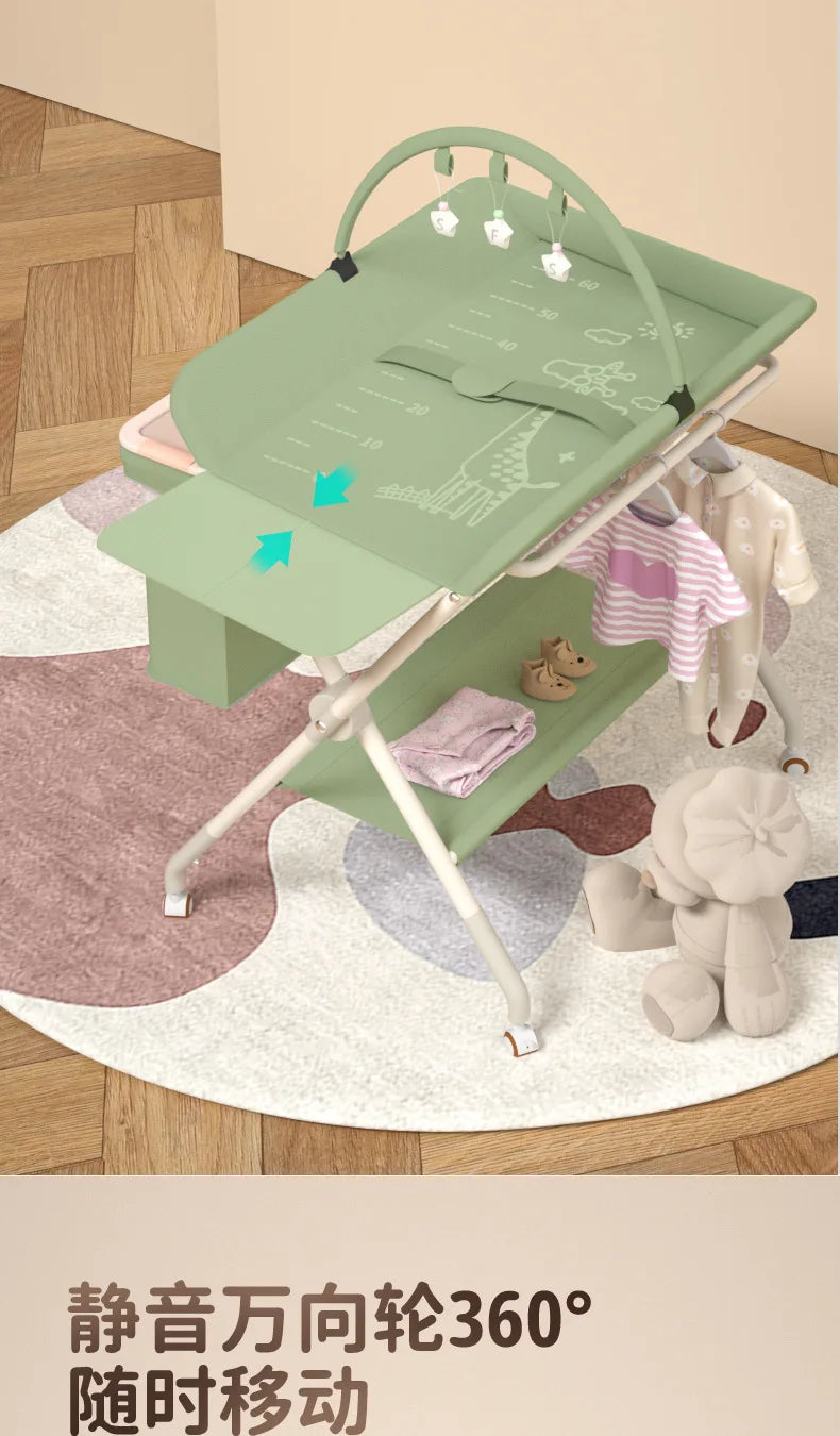 Baby Care Table Portable Multi-functional Baby Changing Table Children's Massage Foldable Bath Table