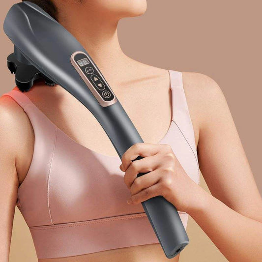 Portable Electric Back Massager Blood Circulation Massager Stick Vibration Hand Held Deep Tissue Massage Hammer