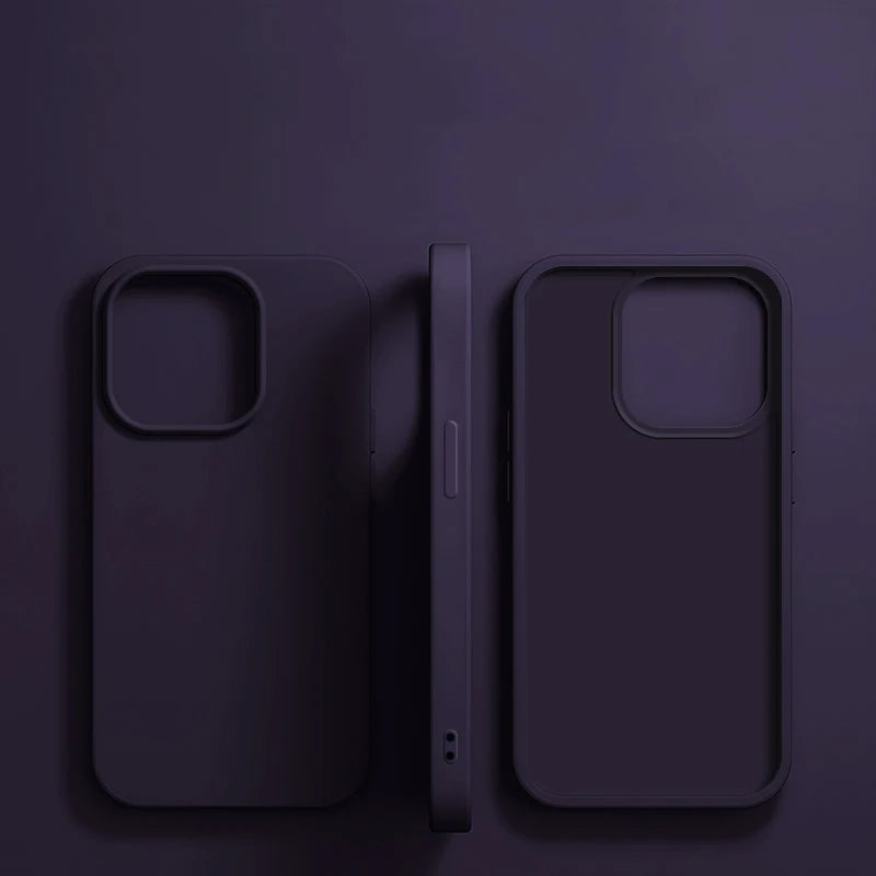 Luxury Liquid Silicone Phone Case for APPLE iPhone 11 13 12 14 15 16 Pro Max Cases for iPhone 15 Plus Shockproof Protector Cover