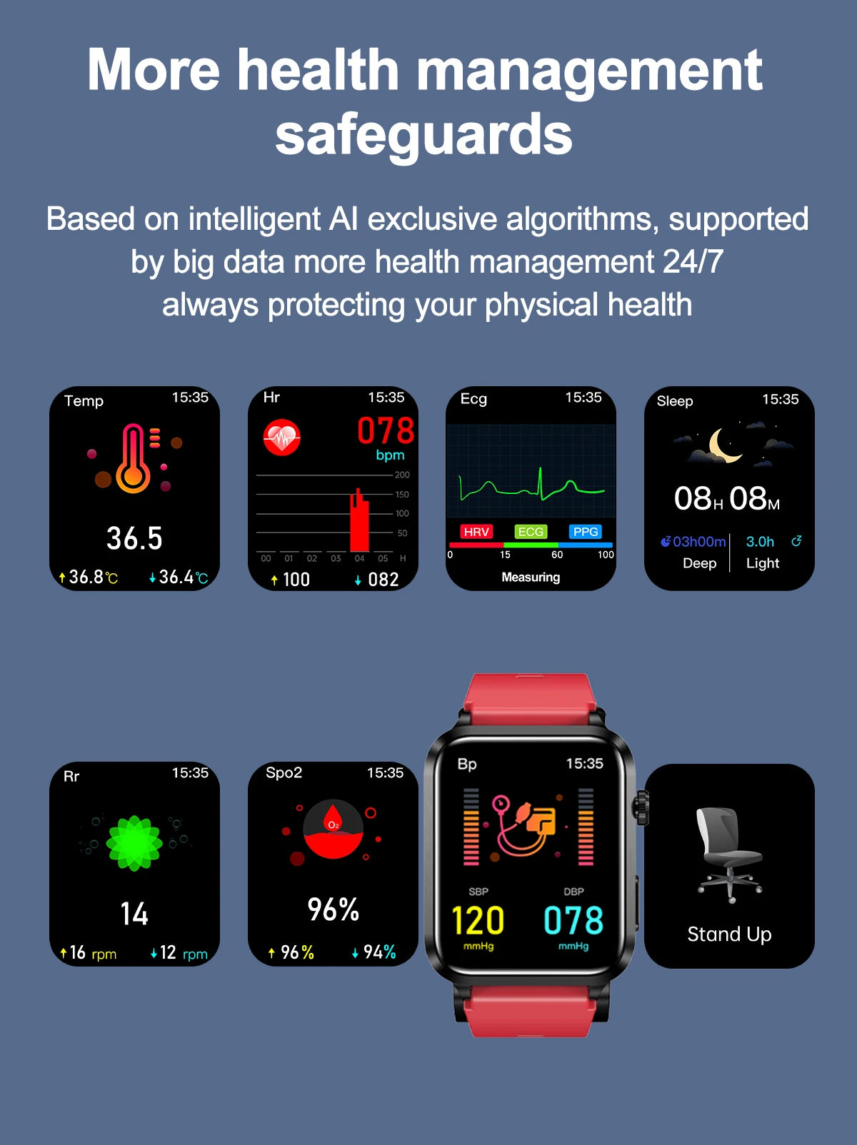 For huawei 2025 New Smart Watch air Pump ECG True Accurately Blood Pressure Airbag health watch Uric Acid Blood Lipids watch men