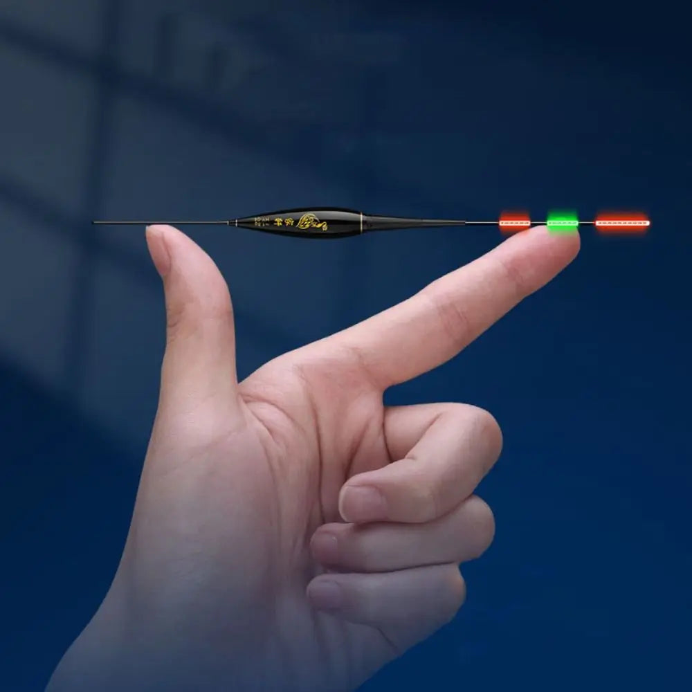 Smart Led Fishing Float Highly Sensitive Remind Buoy Gravity Sensor Glowing Electric Night Fishing Strobe Long Tail