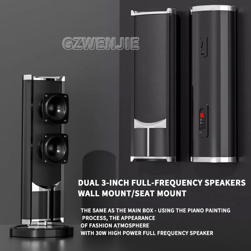 8 Inch High Power TV Living Room KTV Bluetooth 4.0 Speaker Stereo Sound Subwoofer Speaker 5.1 Home Theater System Audio Set 4Ω