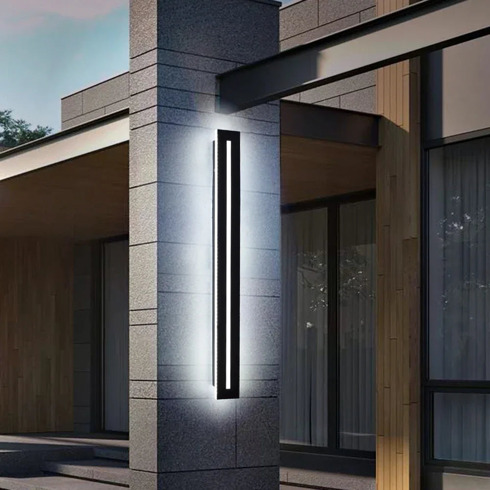 Waterproof IP65LED long wall lamp garden lamp decorative outdoor lighting AC85-265V wall lamp Shoaire exterior wall lamp