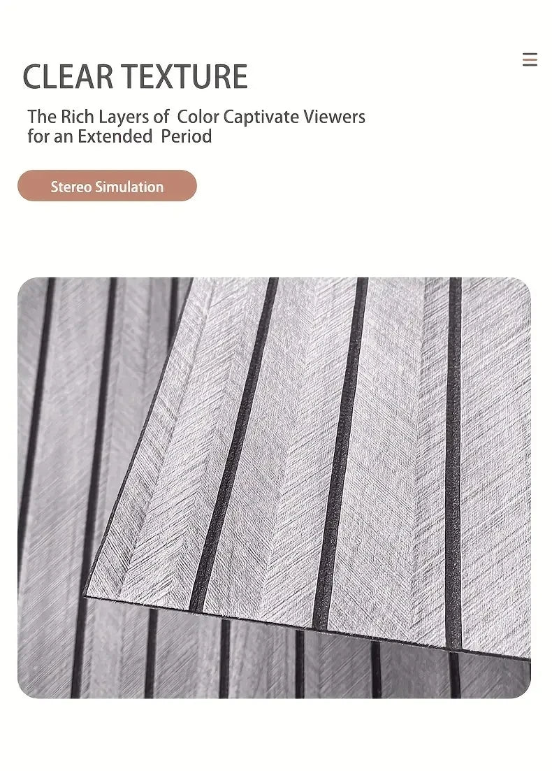 Extra thick 3D retro wood grain self-adhesive wallpaper - perfect for DIY ceiling and wall projects, SXP resin, removable and wa