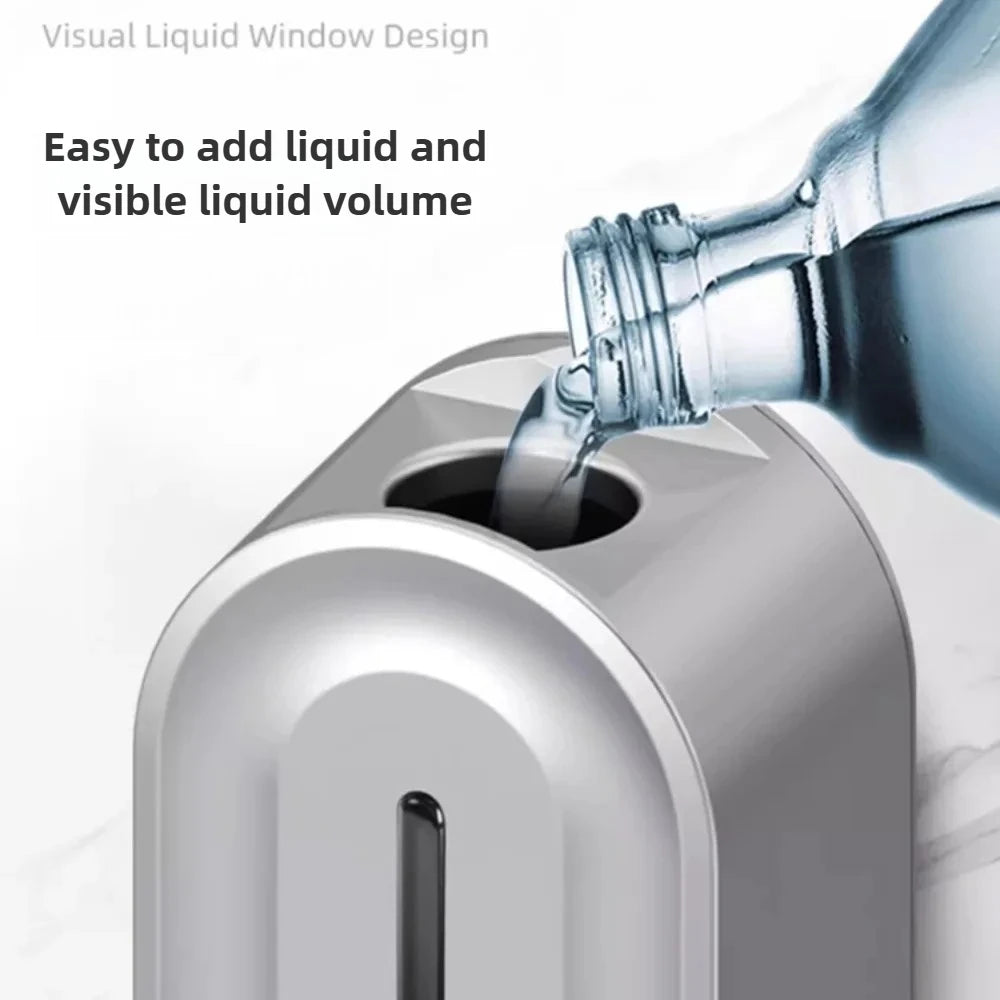 420ML Wall-mounted Automatic Liquid Soap Dispensers Kitchen Touchless Induction Sensor Hotel Malls Bathroom Accessories