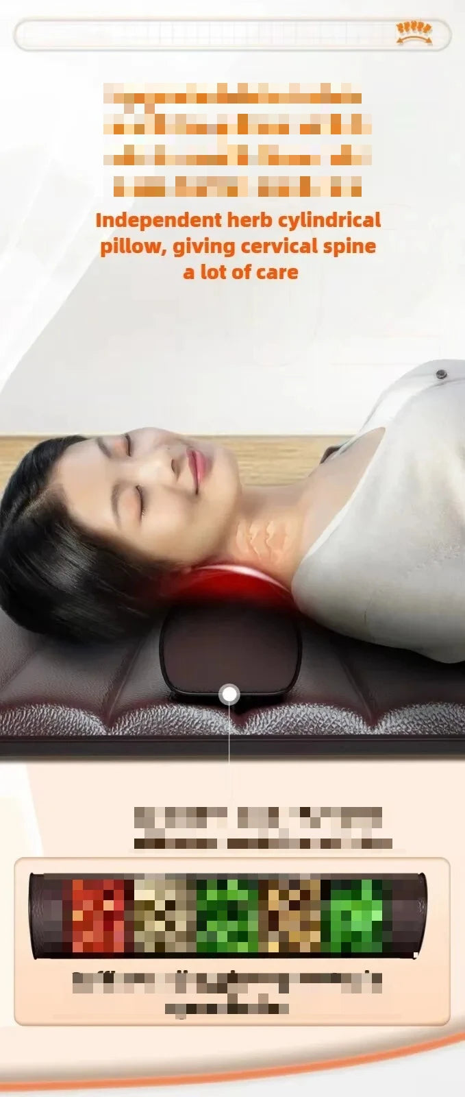 Electric Full Body Massage Mattress With Heating Hand Control Shoulder Neck Waist Airbag Back Kneading vibration Massage Cushion