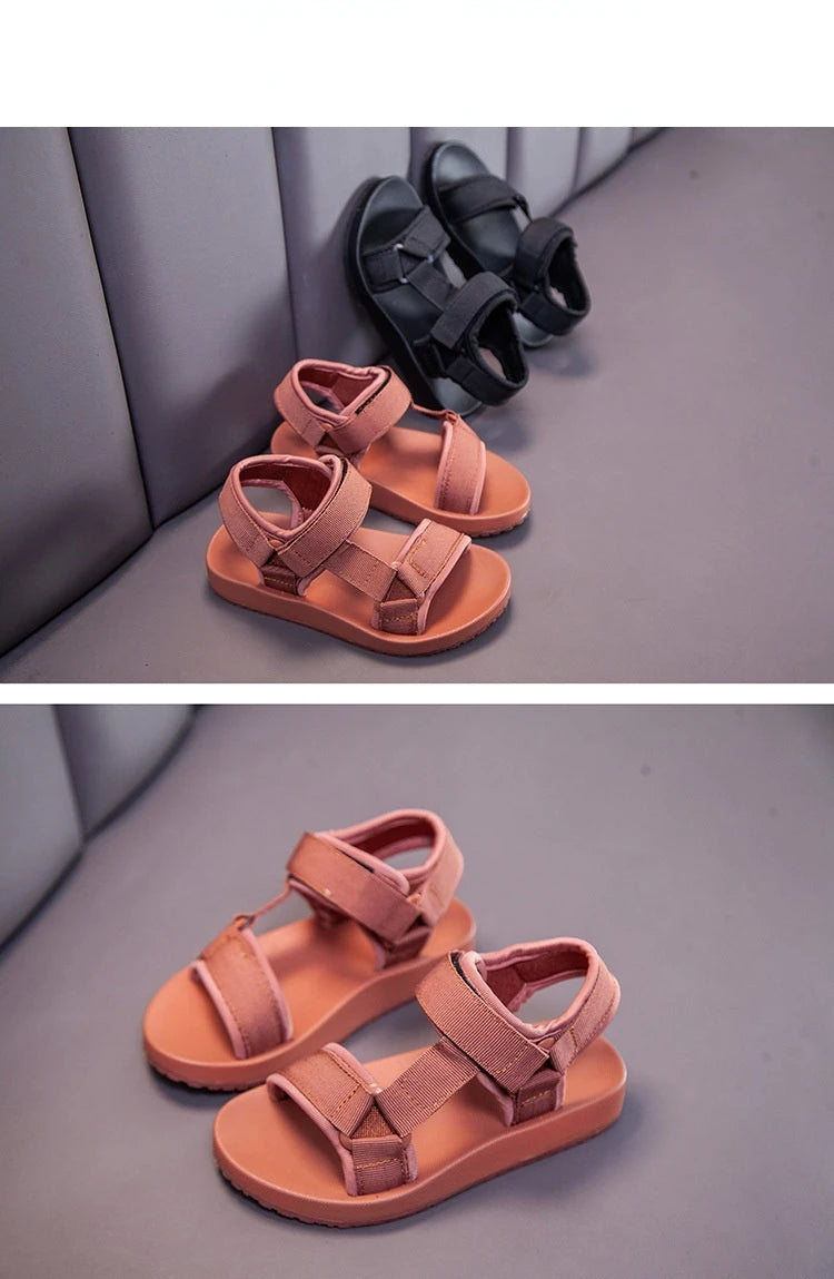 Girls Sandals Summer Kids Shoes Fashion Light Soft Flats Toddler Baby Boys Sandals Infant Casual Beach Children Shoes Outdoor
