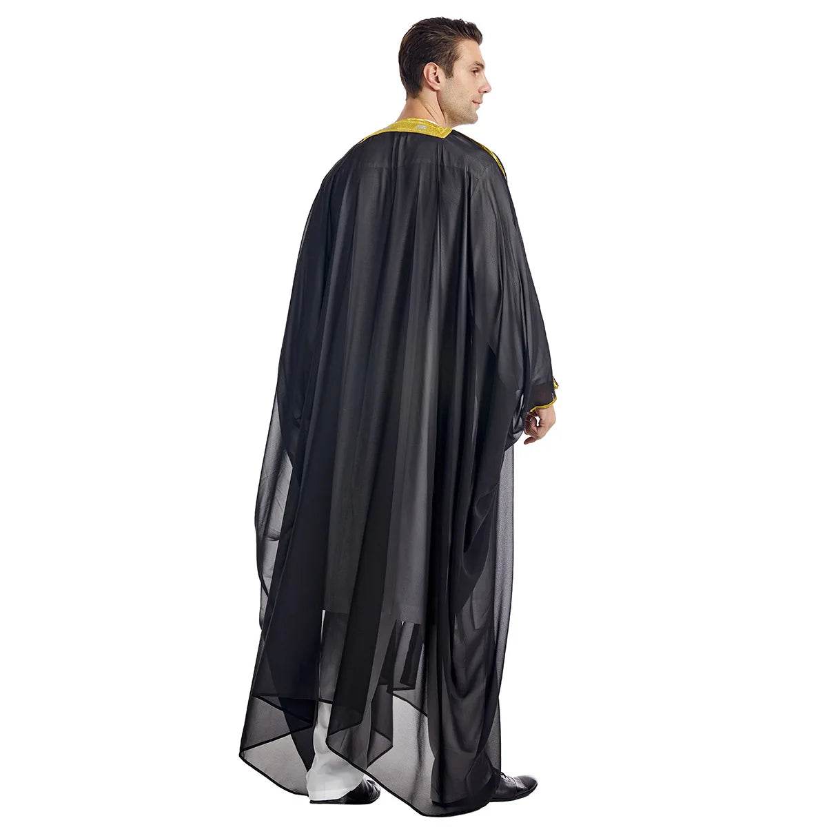 Islamic Clothing Men Robe Arabic Costumes Kaftan Muslim Man Moroccan Casual Long Dress Striped Middle East National Costume - AIAZ