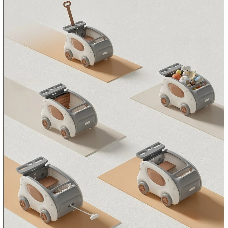 Multifunctional Anti-rollover and Anti-O-leg Baby Children's Toy Hand-pushing Balance Walker