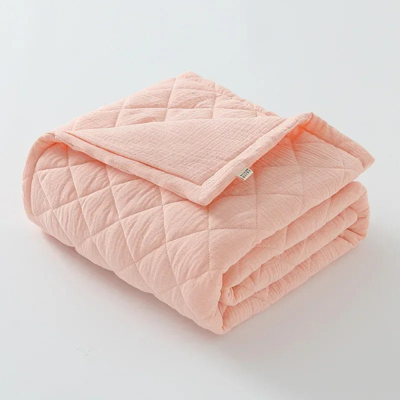 Personalized Name Custom Muslin Swaddle Blanket with Pillow Newborn Baby Wrap Infant Quilt Bedding Comforter Infant Baby Stuff