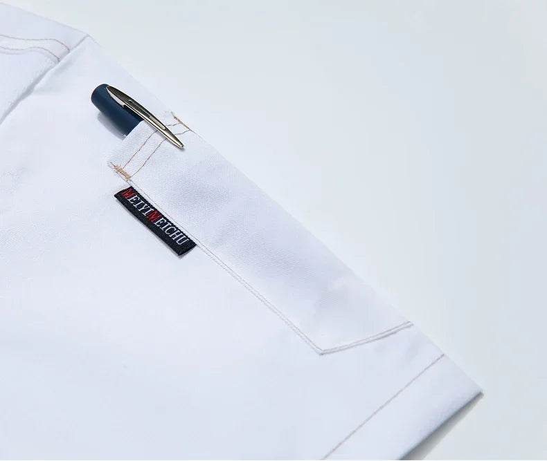 Men Head Chef Food service Kitchen Cooking Costume Pizzaiolo Cook Uniform Restaurant Chef's Jackets Bakery Cafe Working Clothes - AIAZ