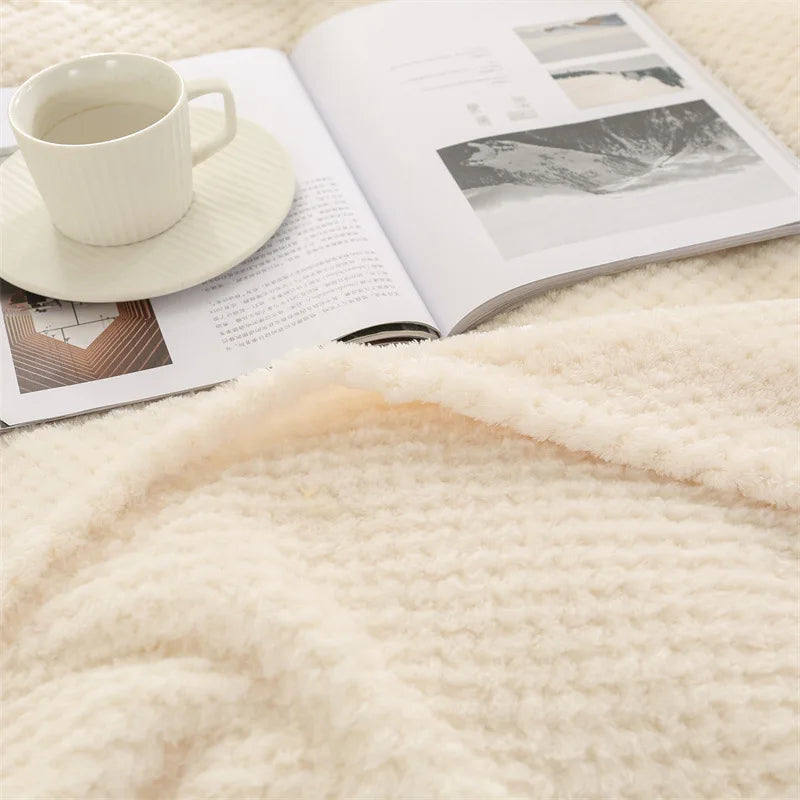 Baby Blanket Soft Fleece Infant Thick Quilt Bedding Swaddle Wrap Blanket Warm Newborn Stroller Sleep Cover Nursery Thermal Gift