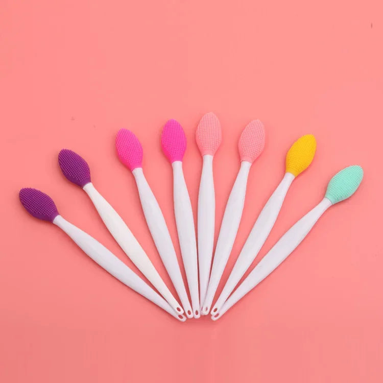 1PC Beauty Skin Care Wash Face Silicone Brush Exfoliating Nose Clean Blackhead Removal Brushes Tools With Replacement Head