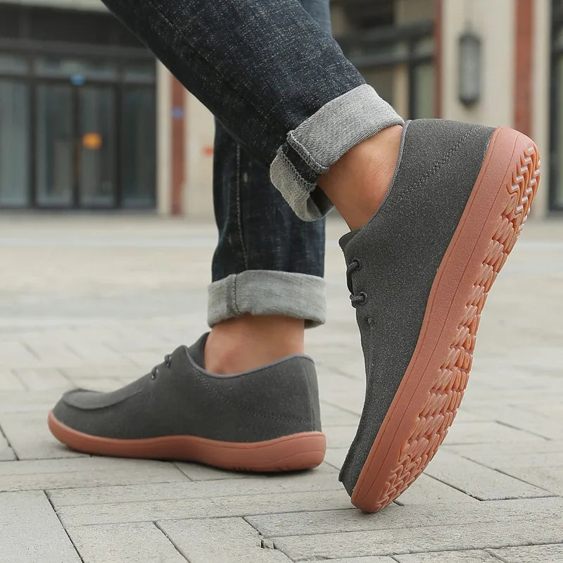 High Quanlity Wide Barefoot Non-slip Casual Walking Shoes Comfortable Footwear Shoe Classic Fashion Men's Sneakers Plus Size 46