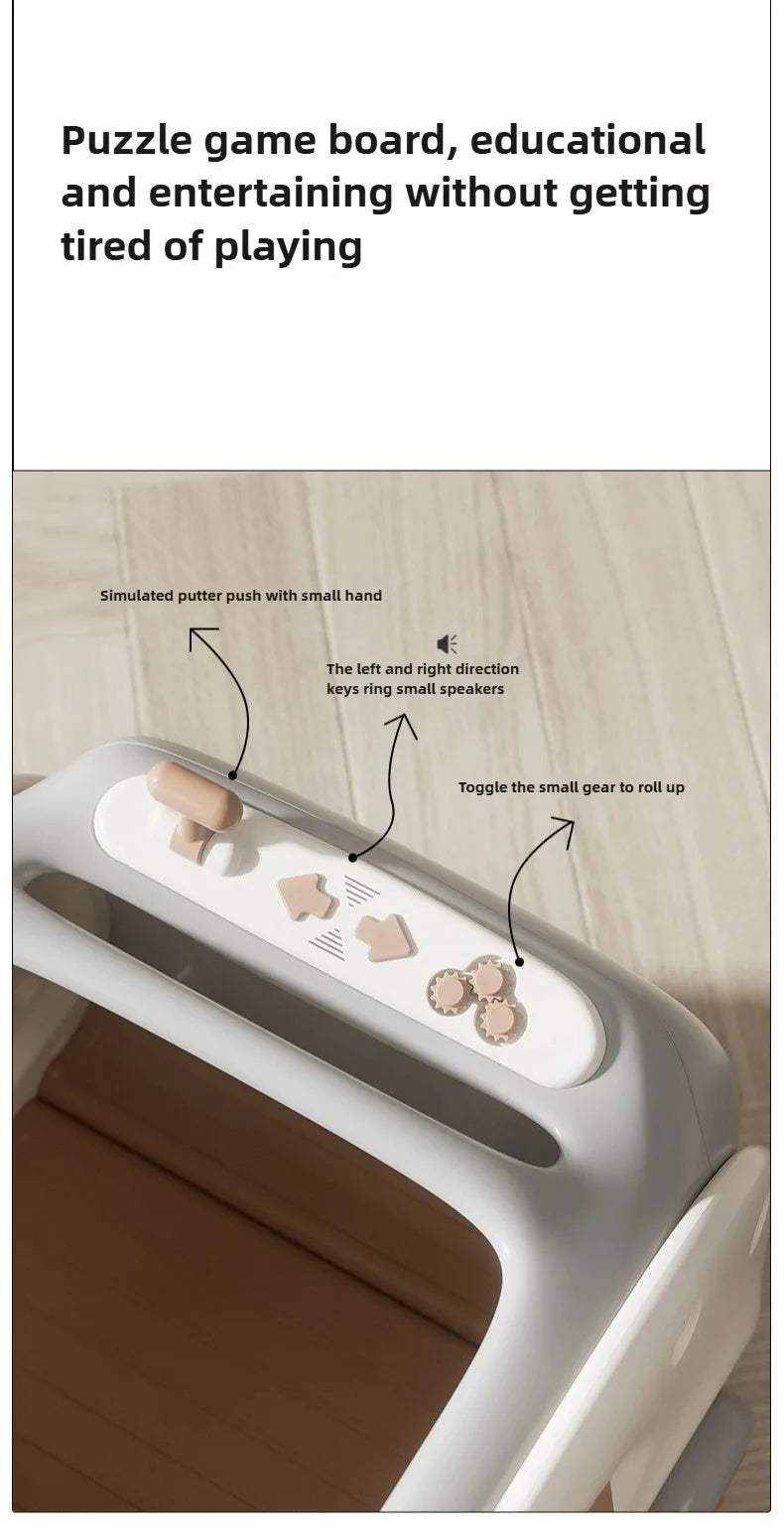 Multifunctional Anti-rollover and Anti-O-leg Baby Children's Toy Hand-pushing Balance Walker