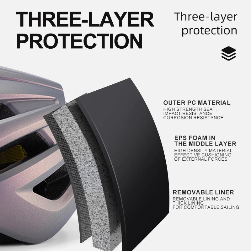 Eastinear 2025 Professional Bicycle Helmet Ultra Light Breathable Adult Men and Women Outdoor Highway Mountain Cycling Helmet