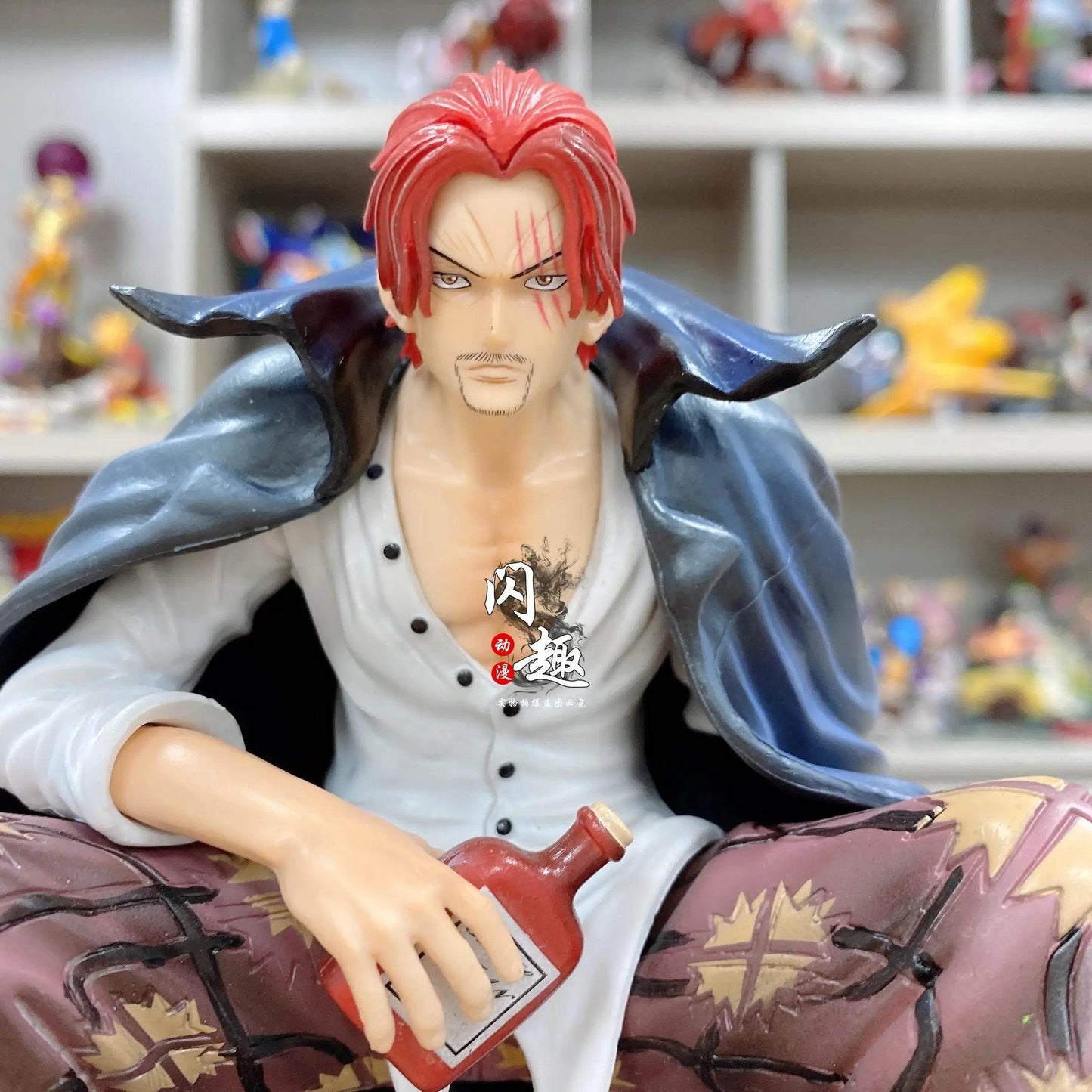 17cm One Piece Shanks Anime Figures Film Red Yonko Red Hair Shanks Action Figure PVC Statue Figurine Model Decoration Doll Toys - AIAZ