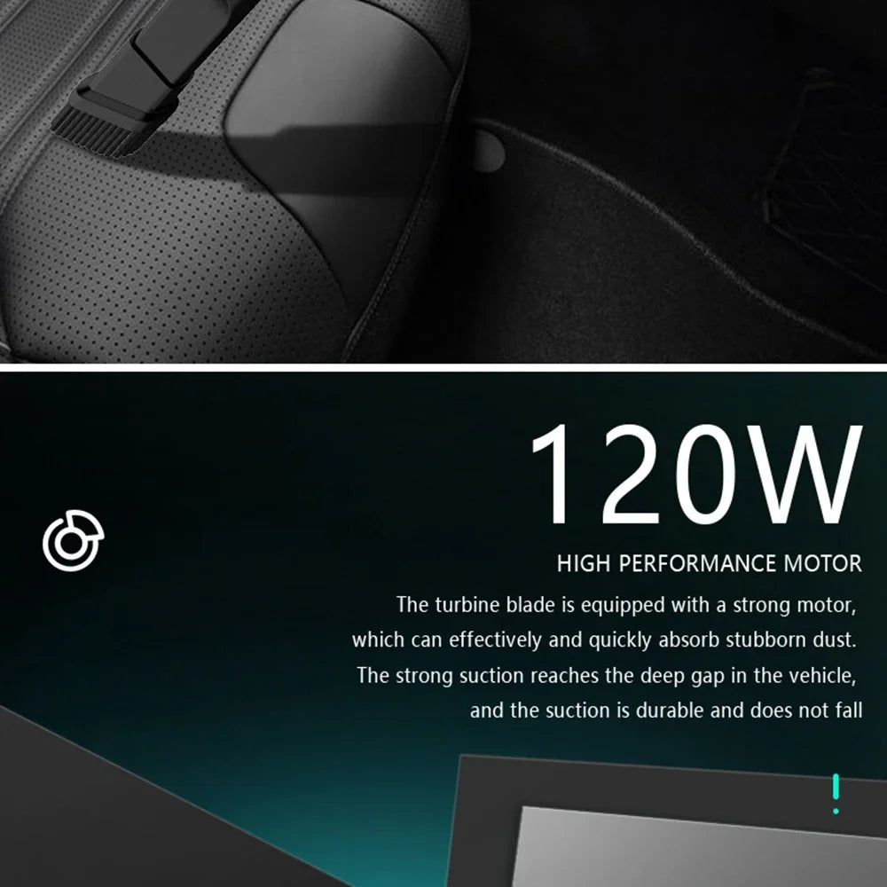 Vacuum Cleaner Handheld 10000Pa Large Suction Car Vacuum Cleaner Household Car Mini Pet Hair Vacuum Cleaner Pet Hair Absorber