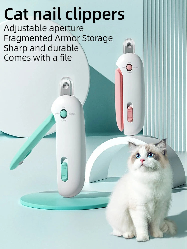 Cat Dog Nail Clipper Cutter Professional Pet Nail Clippers with Adjustable Hole Pet Claw Trimmer Puppy Kitten Care Grooming Tool