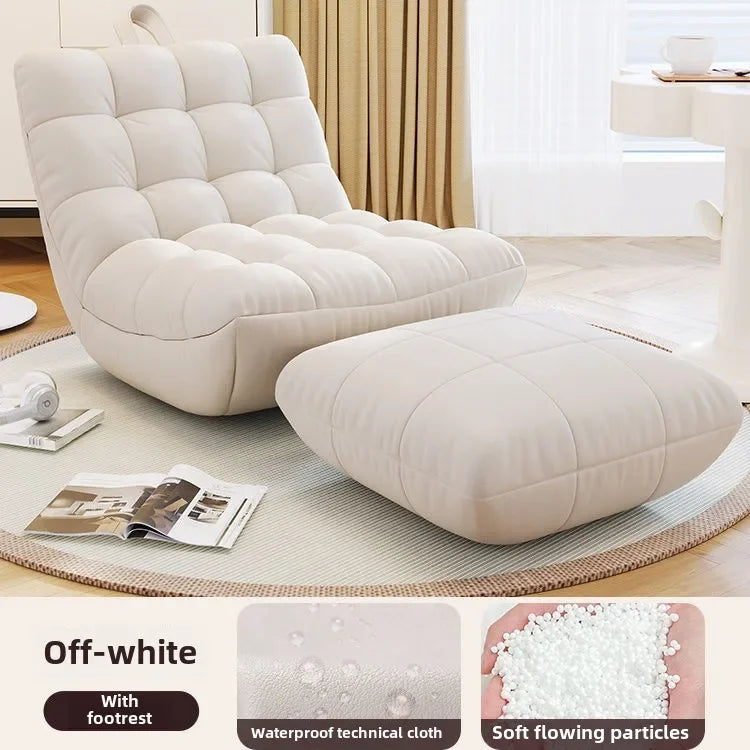 Solo Sofa Lazy Couch Tatami Living Room Bedroom Lovely Leisure Single Chair  Balcony Rocking Chair  Sofa Bed Reading Chair