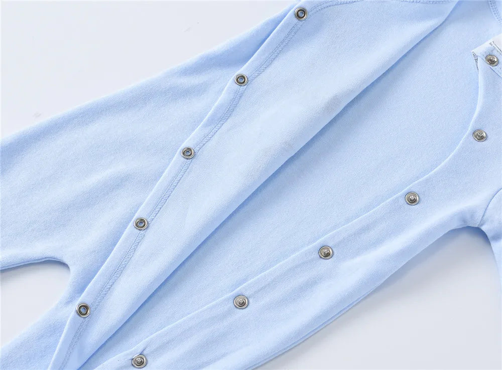 3/4 Pcs a lot Kavkas Baby Boy Rompers Newborn Cotton Girls Clothes Long Sleeve Summer Soft Jumpsuit O-neck 0-12m Onesie Clothing