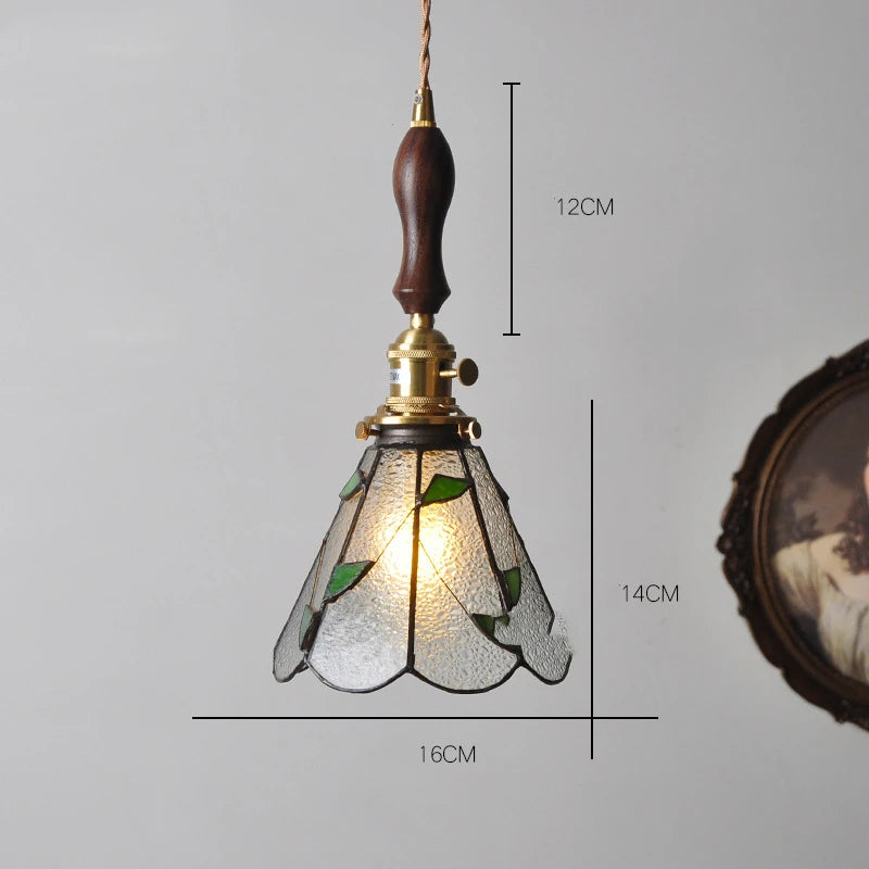 IWHD 2022 NEW Nordic Glass LED Pendant Lights Fixtures Copper Bedroom Dinning Room Restaurant Modern Hanging Lamp Lighting