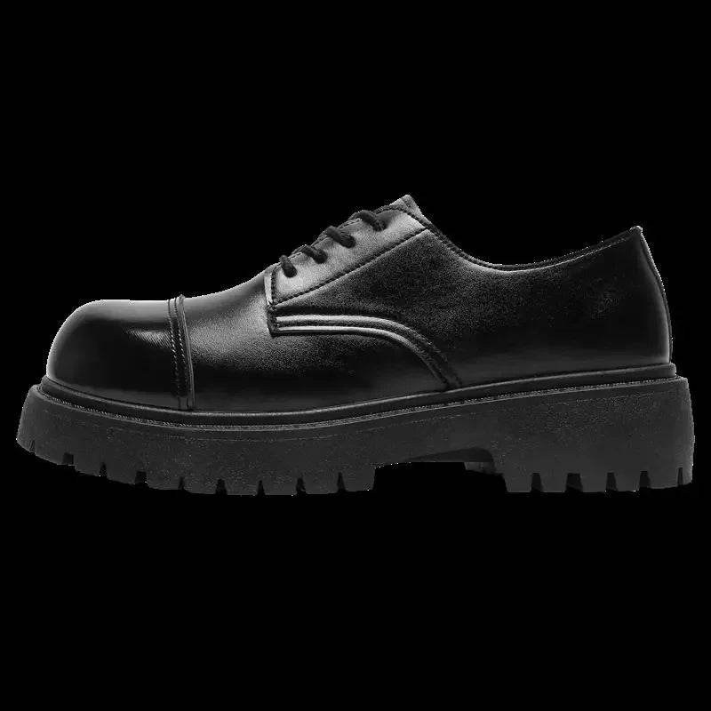 Men's Black Business Formal Wear Leather Shoes Men's Dress Shoes Elegant Dress Leather Shoes Classic British Style Bridegroom - AIAZ