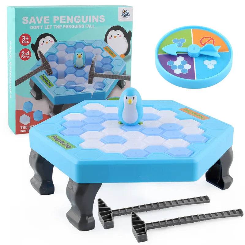 Penguin Breaking Ice Table Game Parent-child Interactive Puzzle Toys party game for kids juegos family games Birthday gift toys - AIAZ