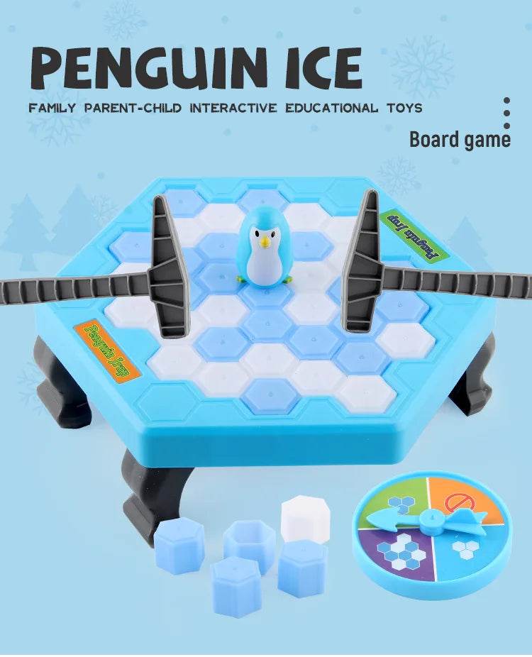 Penguin Breaking Ice Table Game Parent-child Interactive Puzzle Toys party game for kids juegos family games Birthday gift toys - AIAZ