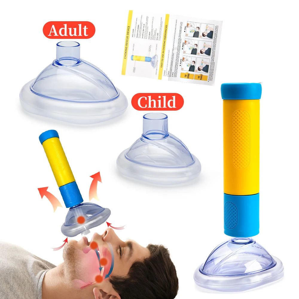 Auto CPR First Aid Choking Device Outdoor Home CPR Choking Emergency Equipment Adult Children Breath Rescue Anti Asphyxia Device