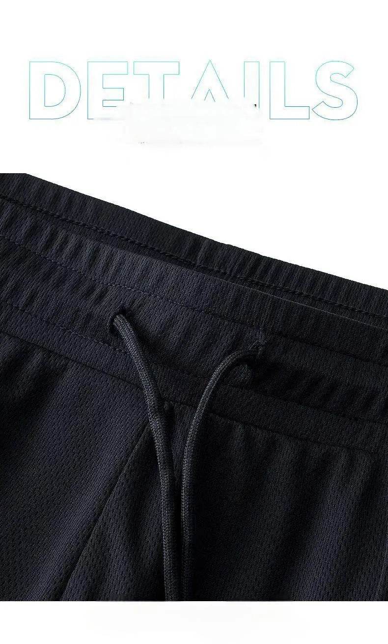 2025 Summer Clothes for Men Breathable Fitness Sports Quick Drying Men's Tank Top + Sweatpants Two-piece Sets Men's Clothing - AIAZ