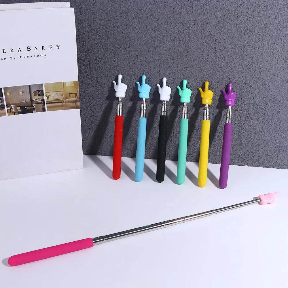 Blackboard Meeting Teacher Supplies Preschool Teaching Tools Finger Reading Guide Teacher's Special Pointer Teaching Stick - AIAZ