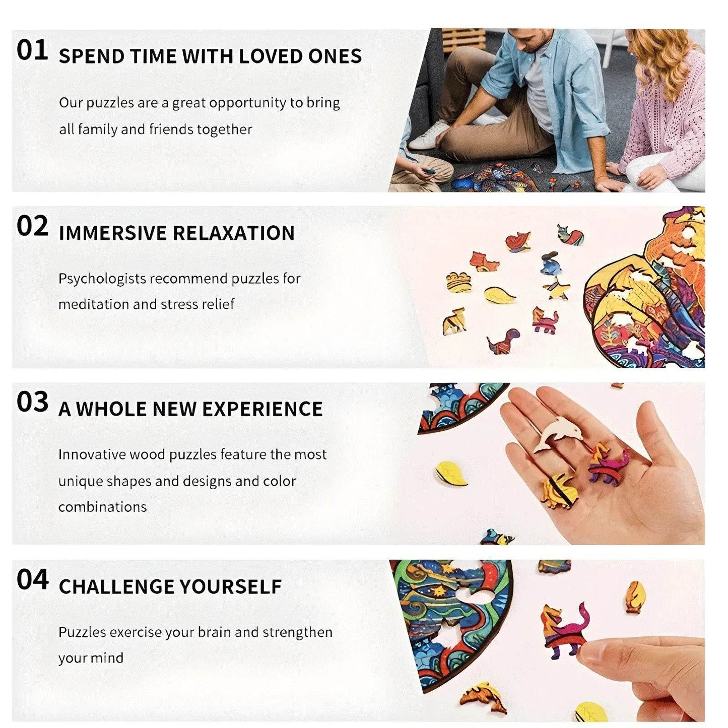 Round Peacock Wooden Jigsaw Puzzle Irregular Animal Shaped Wooden Puzzle Adult Puzzle Toys Festival Gift For Friends and Family - AIAZ