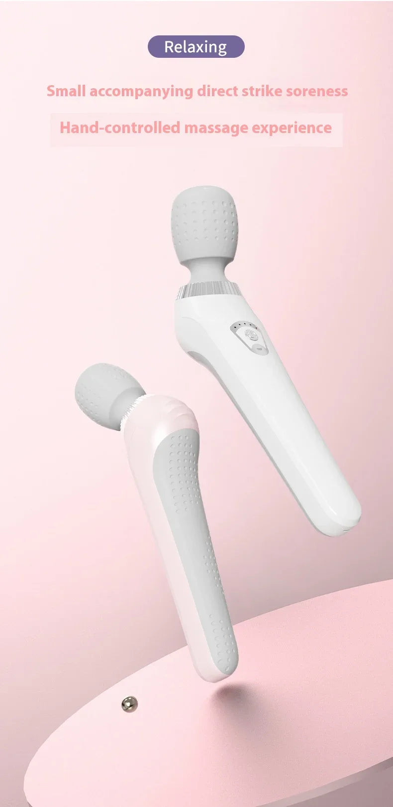 Deep Tissue Massage Gun USB Rechargeable Portable Full Body Muscle Massage 5-speed Adjustable Fascia Gun Pink and Black