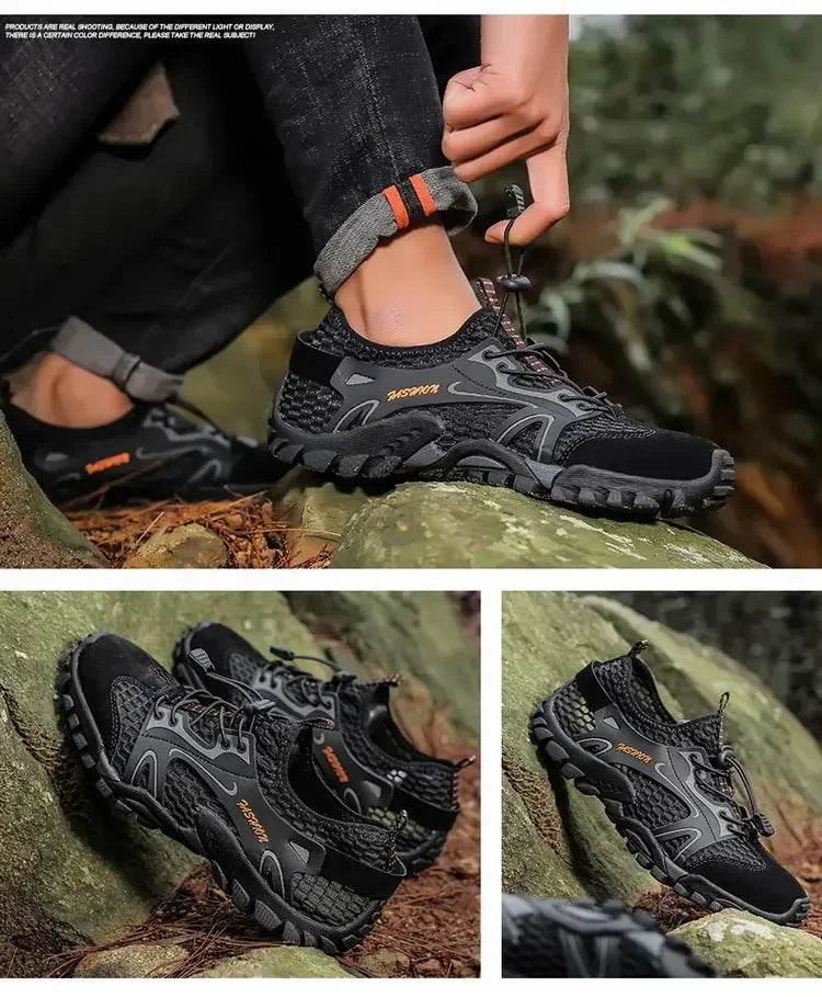 Wear-resistant Shoes for Men Hiking Shoes Jogging Trekking Sneakers Fast Zapatos Outdoor Hombre Invierno Outdoor Anti-slip - AIAZ