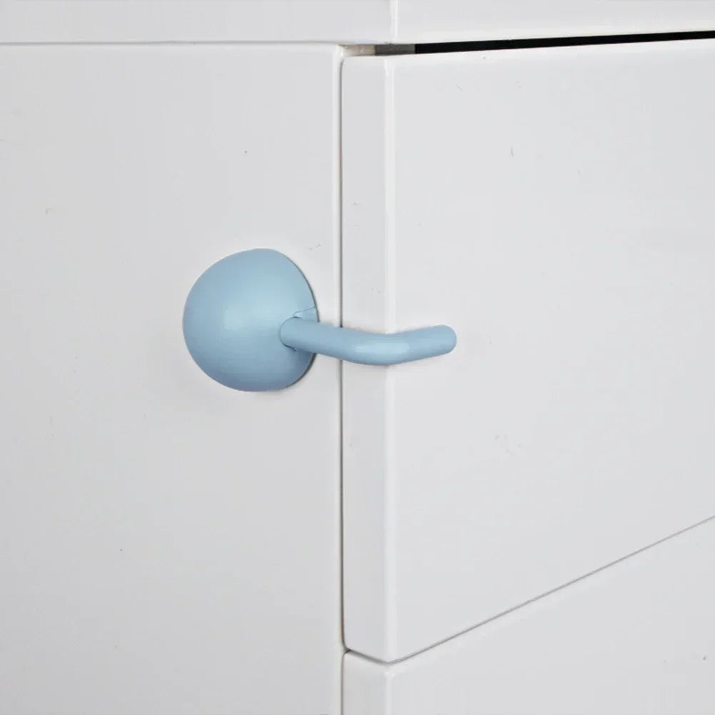 Safety Cabinet Multifunctional 1/2/3pc Baby Safety Lock Anti-Pinch Hand Children Door Drawer Locks Security Refrigerator Buckle