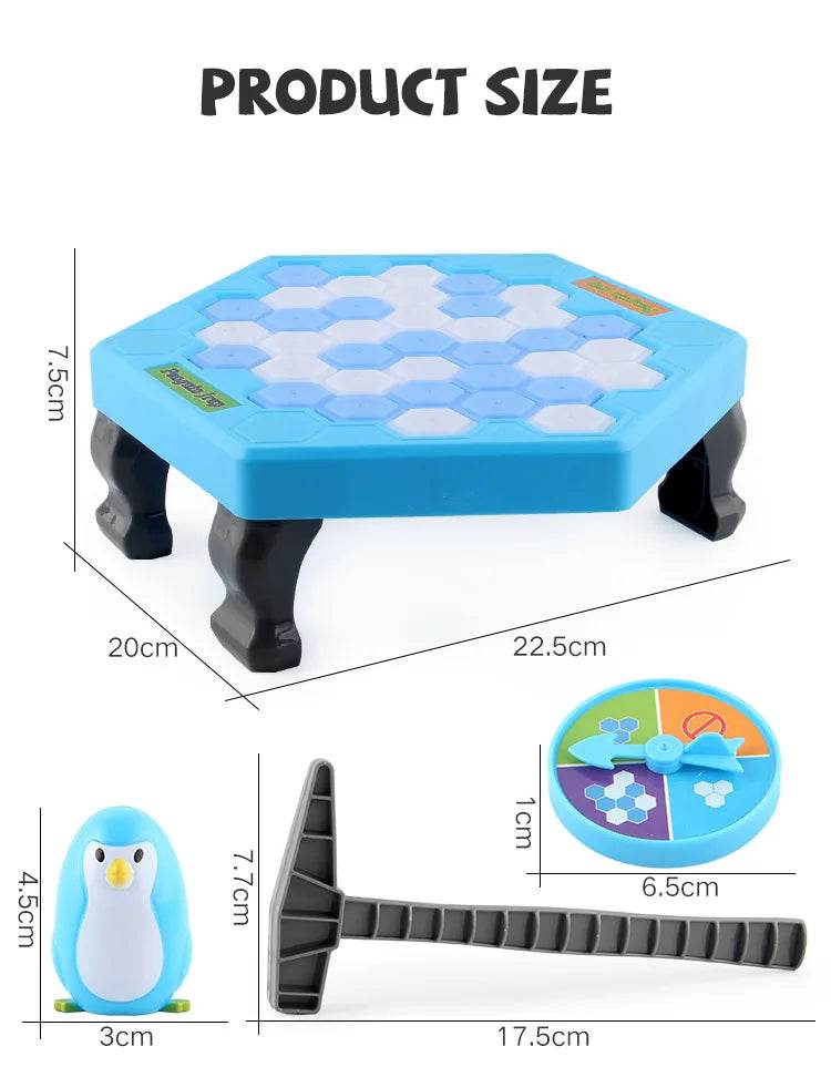 Penguin Breaking Ice Table Game Parent-child Interactive Puzzle Toys party game for kids juegos family games Birthday gift toys - AIAZ