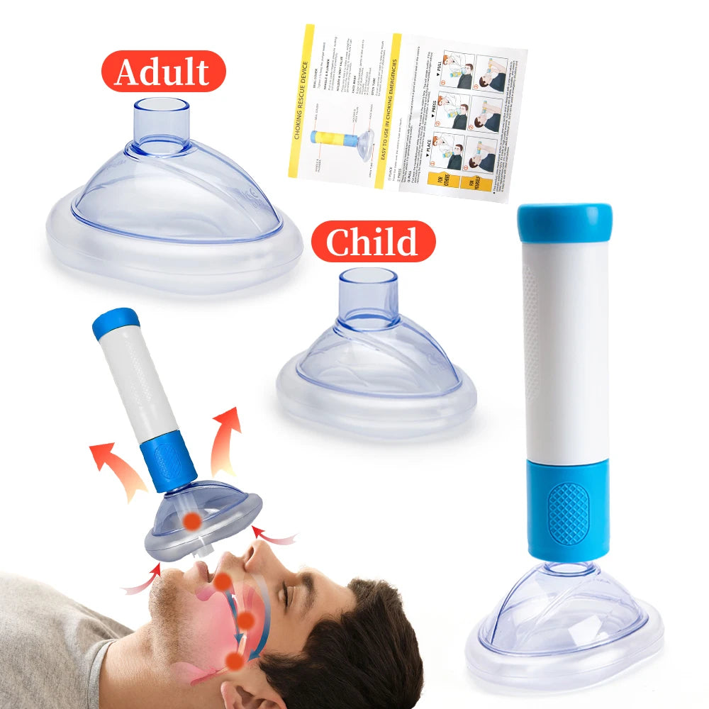Auto CPR First Aid Choking Device Outdoor Home CPR Choking Emergency Equipment Adult Children Breath Rescue Anti Asphyxia Device