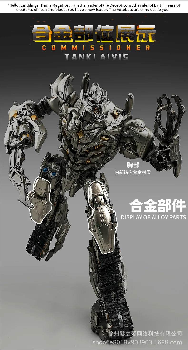 30cm Transformation Megatron Optimus Prime Bumblebee Deformation Movie G1 Anime Figure Action Figure Alloy Robot Mode Toys Gifts - AIAZ