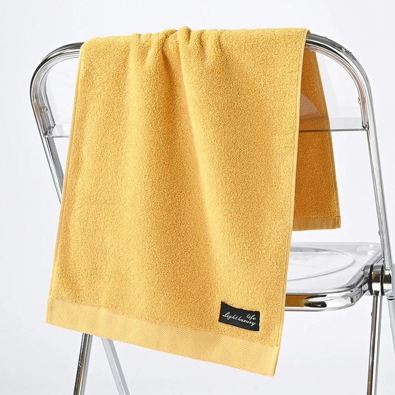 Adult Bath Towel 100% Cotton Sweat Absorbent Towel Sports Towel Strongly Absorbent Bath Towel Set 70x140cm