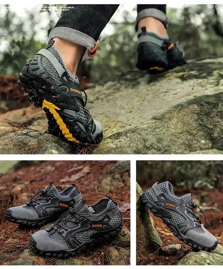Wear-resistant Shoes for Men Hiking Shoes Jogging Trekking Sneakers Fast Zapatos Outdoor Hombre Invierno Outdoor Anti-slip - AIAZ