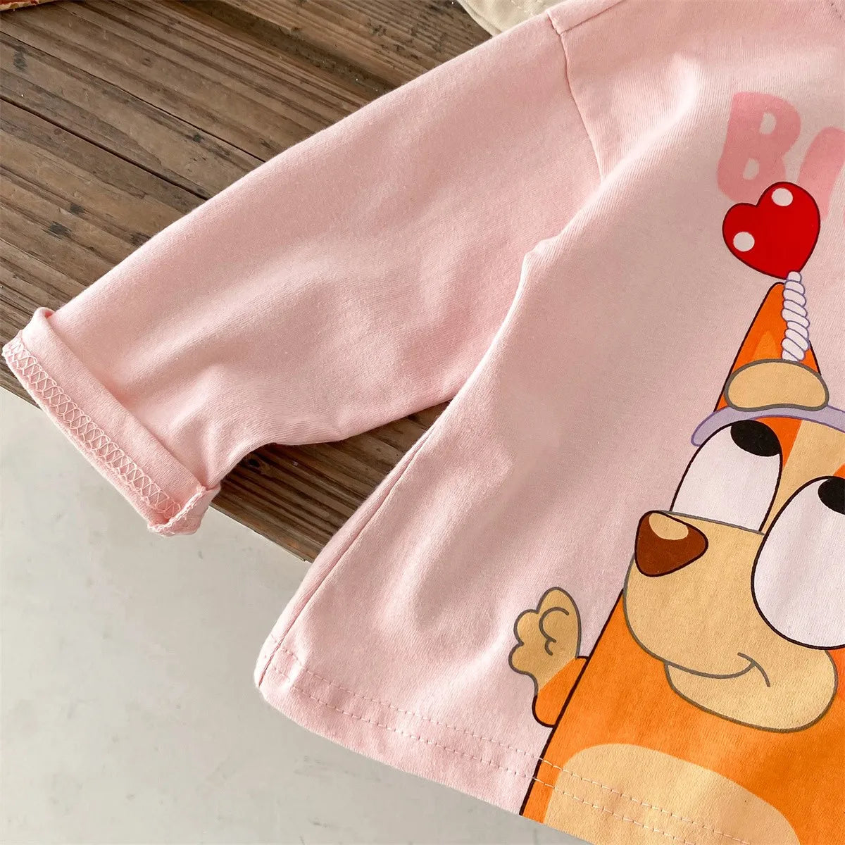 Boutique Fashion Kids Clothing Long Sleeve Tees Spring Autumn Cartoon Printed Baby Girls Base Shirt Crewneck Children Top Blouse